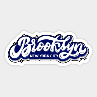 Brooklyn New York City NYC Lovers Souvenir Sticker